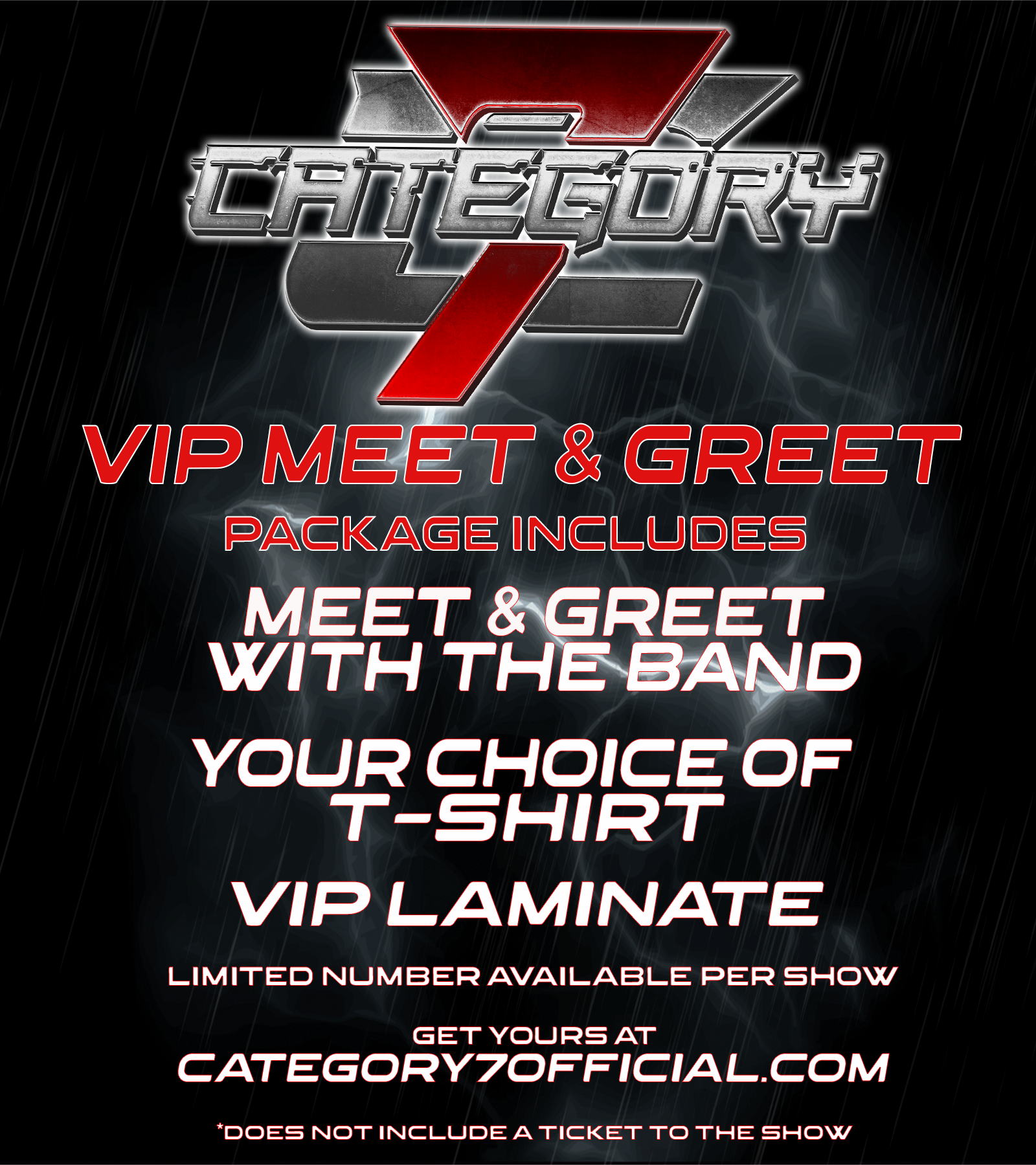 CATEGORY 7 VIP PACKAGE AVAILABLE NOW @ CATEGORY7OFFICIAL.COM